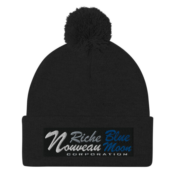 Nouveau Riche - Blue Moon Corp Pom-Pom Beanie