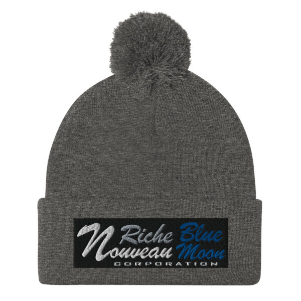 Nouveau Riche - Blue Moon Corp Pom-Pom Beanie - Image 5