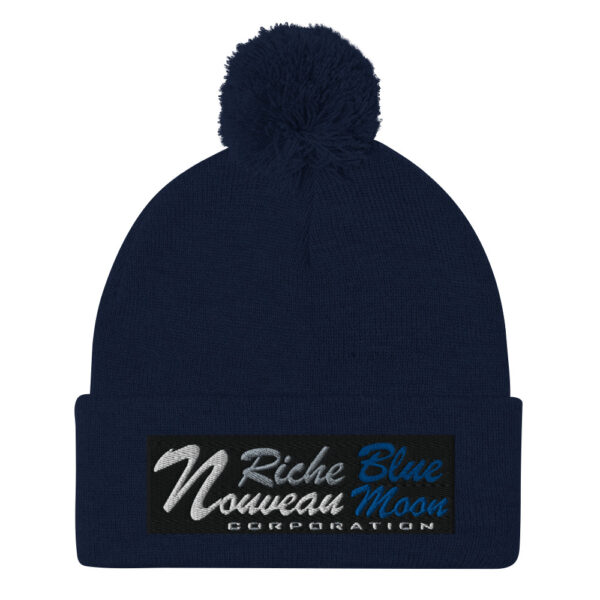 Nouveau Riche - Blue Moon Corp Pom-Pom Beanie - Image 2