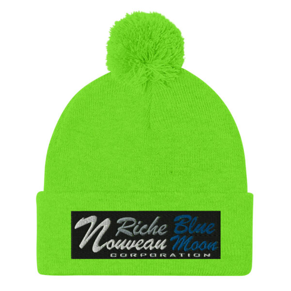 Nouveau Riche - Blue Moon Corp Pom-Pom Beanie - Image 7