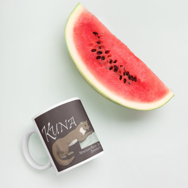 "Kuna and Kuna" on White glossy mug - Image 6